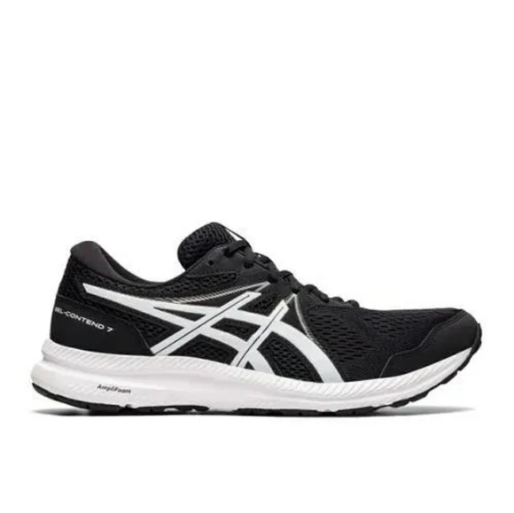Asics Men's Gel-Contend 7 Running Shoes, Color black -whiteSize 13 Men's, New - Picture 3 of 12